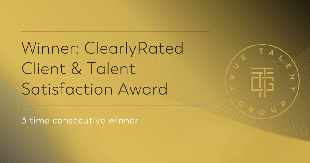ClearlyRate Client and Talent Satisfaction Winner